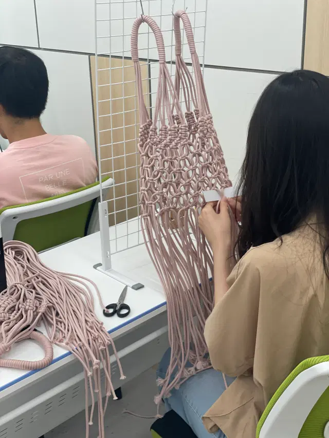 초보자도 가능 마크라메 가방