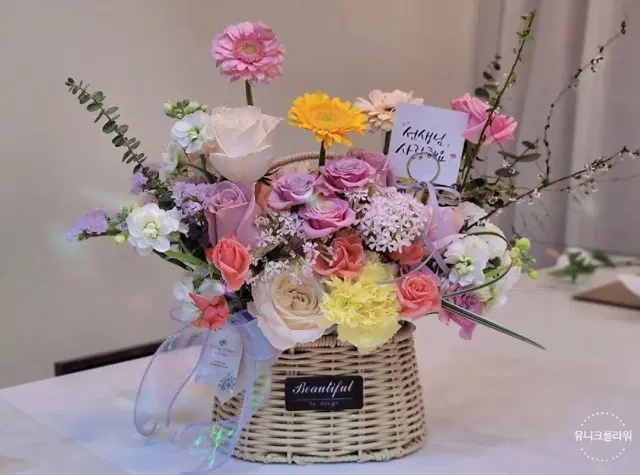 마음담은 꽃바구니