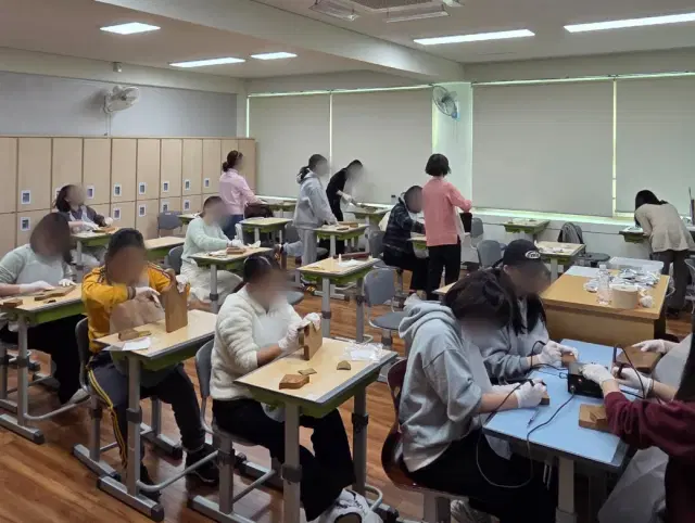 나무 도마 만들기